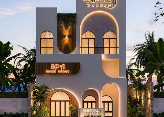 Tropical Garden Spa – Thiết Kế Spa Chuẩn Resort Tại An Phú